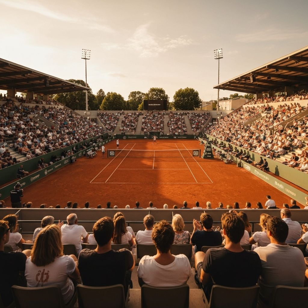 Centre court atmosphere